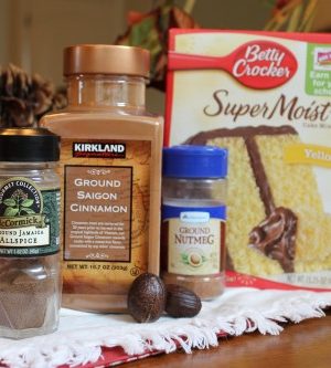 make a spice Cake from a yellow cake mix