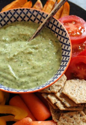 Green Goddess Avocado Dressing