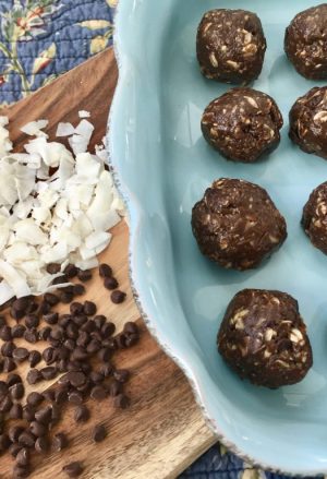 Almond Joy Protein Poppers