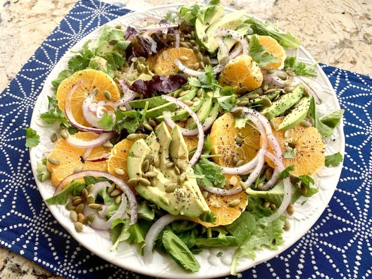 Citrus Salad with Poppy Seed Dressing - Mel and Boys Kitchen